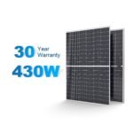430W Bifacial Solar Panel – High Efficiency 16BB 182mm Dual Glass PV Module - Image 2